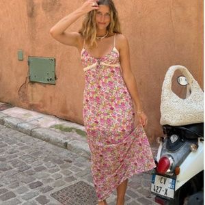 Princess Polly Pink Floral Maxi Dress